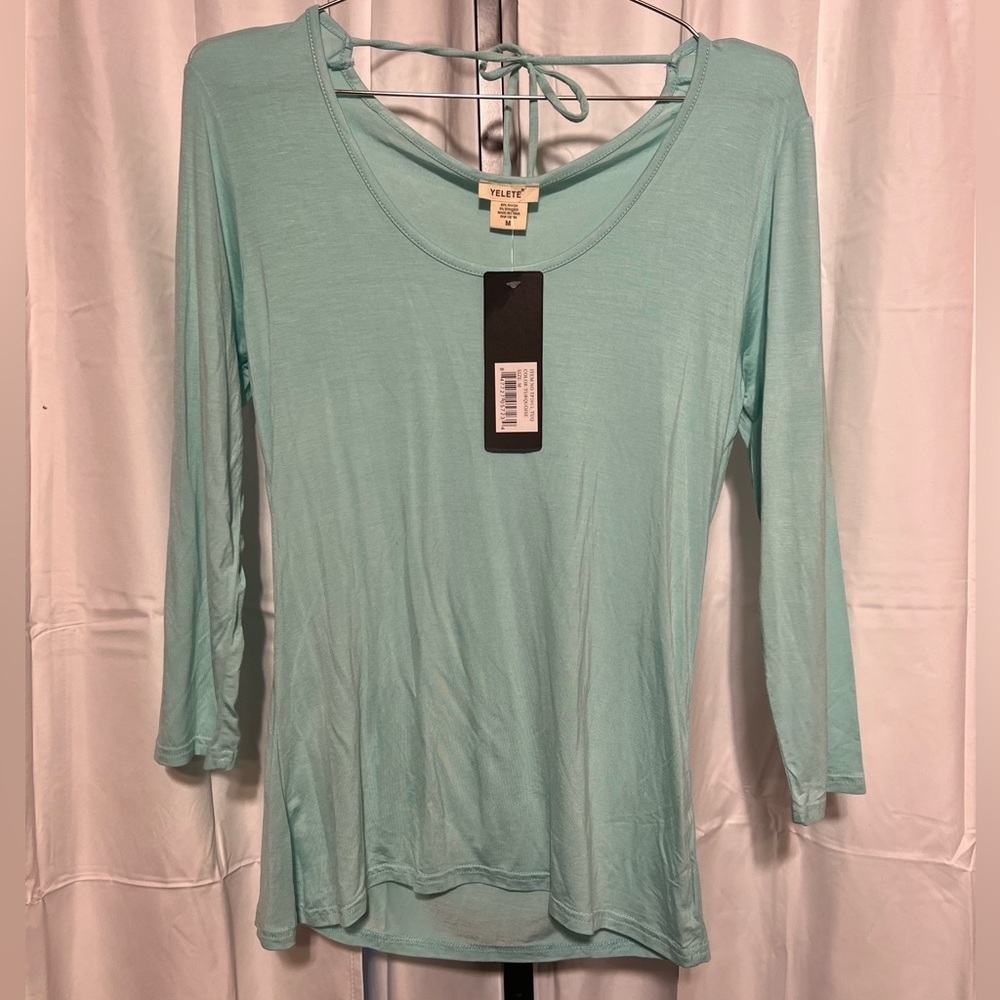 Yelete Back Tie Top